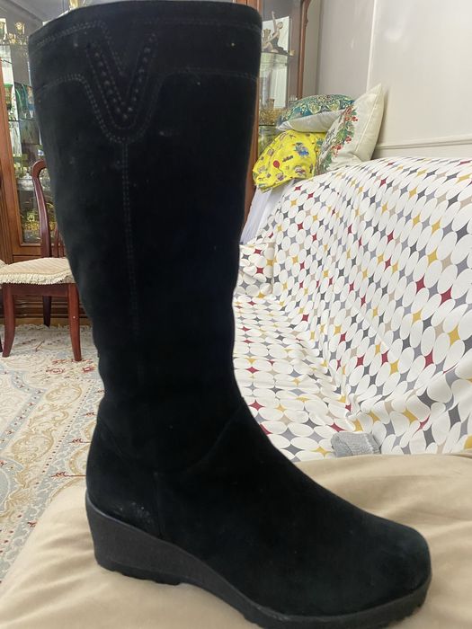 Продаю зимние сапоги натуральная замша, размер 40