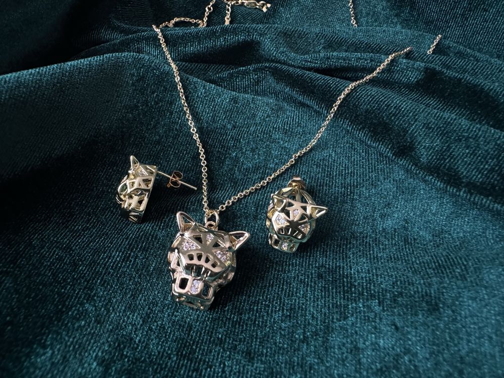 Set bijuterii placate cu aur de 18k