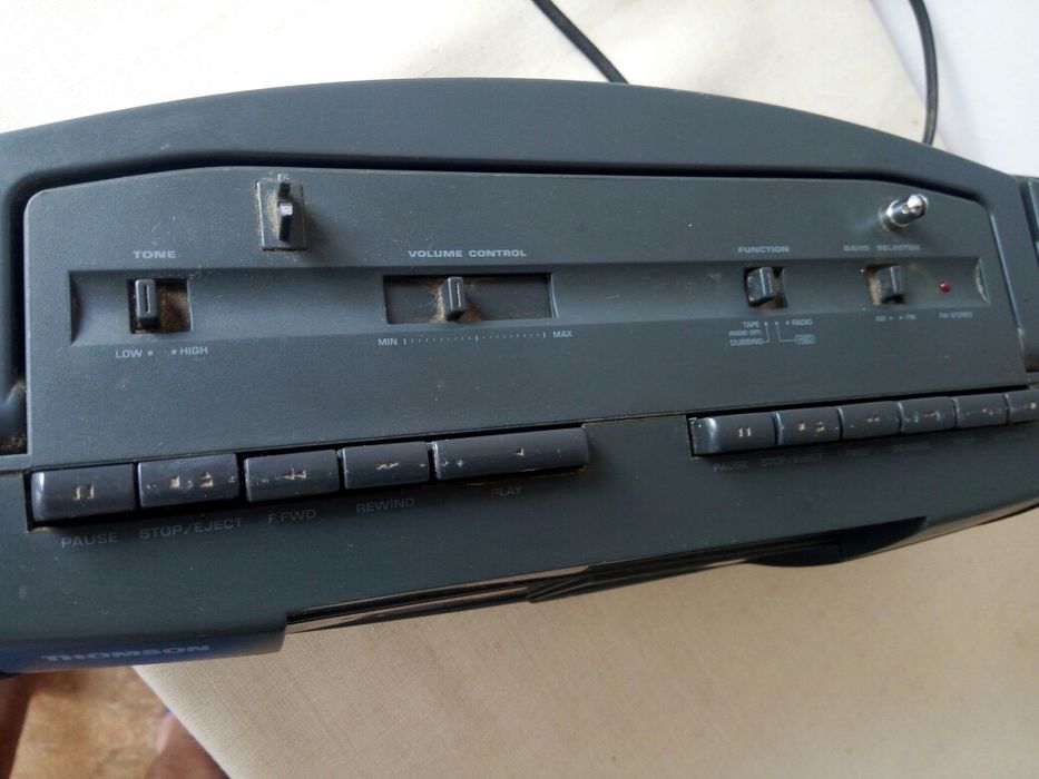 King craft ES 125 slefuitor excentric Thomson radio dublucasetofon