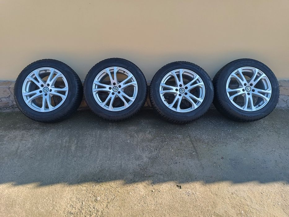 Гуми с джанти 5*112.фолксваген  215/60/17