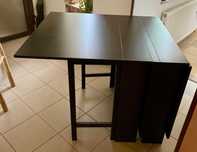 Masa plianta Rubic 12 persoane (LEMS) culoare stejar Wenge