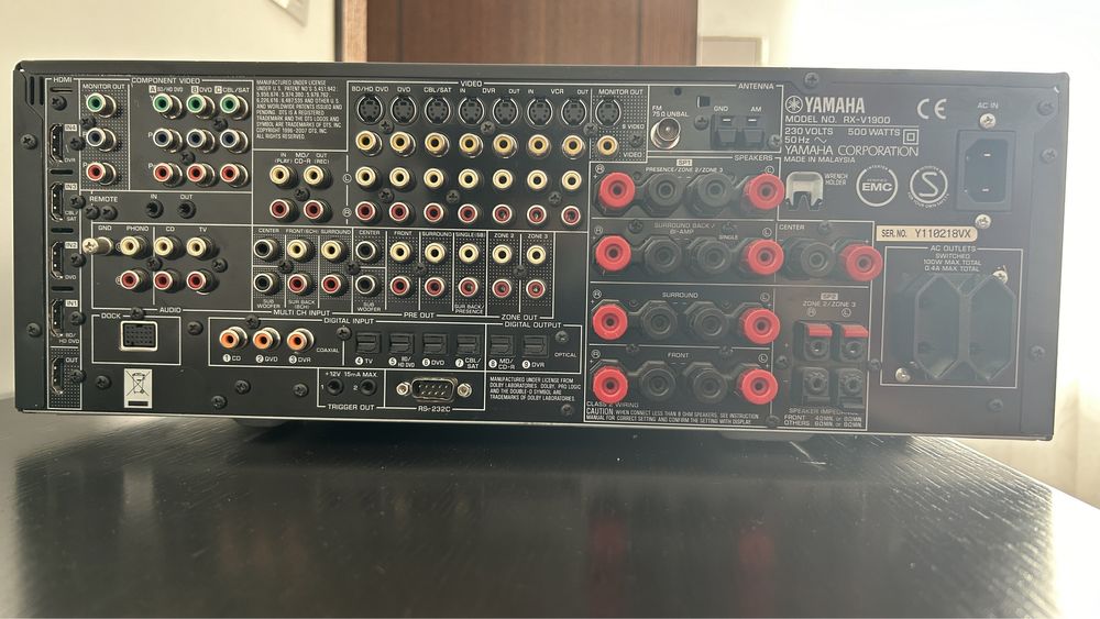 Black Friday! Receiver Yamaha RX-V1900 7.1, Multizone - impecabil