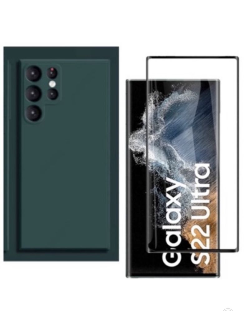 Samsung S22/S23/S24/S25 Plus Ultra Husa X LEVEL +Folie Sticla Onyx