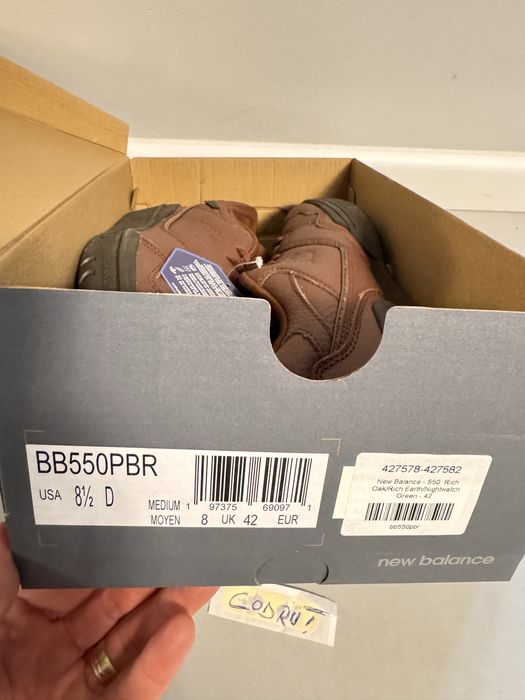 New Balance 550 Rich Oak Earth Leather