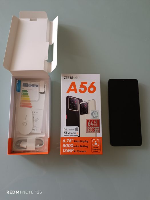 Smartphone ZTE Blade A56 4GB 64GB 6.75" Black