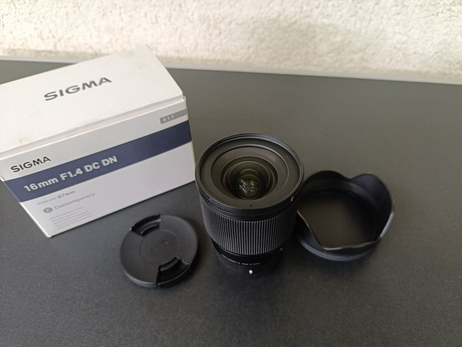 obiectiv sigma 16 mm f 1.4 montura sony e mount