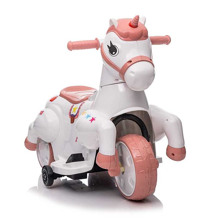 Tricicleta electrica pentru copii, Kinderauto Poney 40W 6V Pink Pal