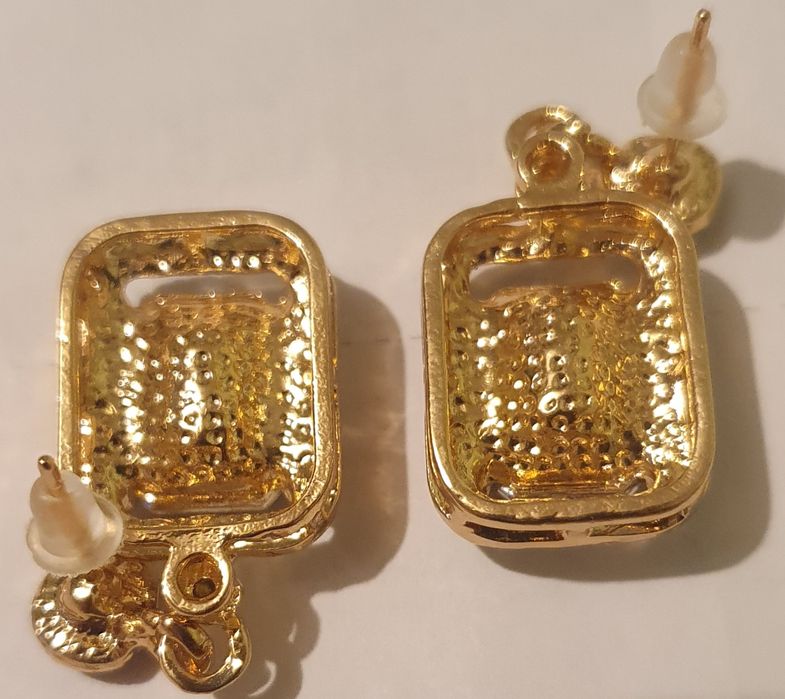 Set bijuterii din 4 piese/Placat cu Aur