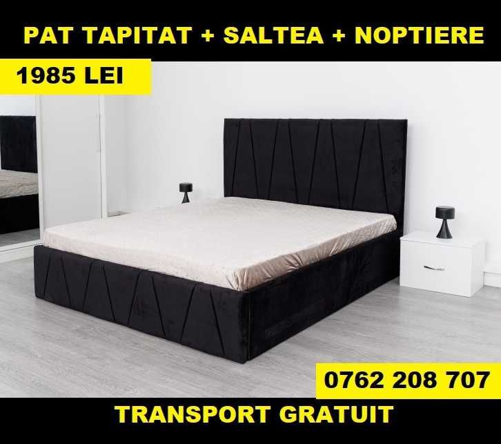 Paturi Tapițate Ieftine Gri Maro Negru Verde Alb Bej Turcoaz E7