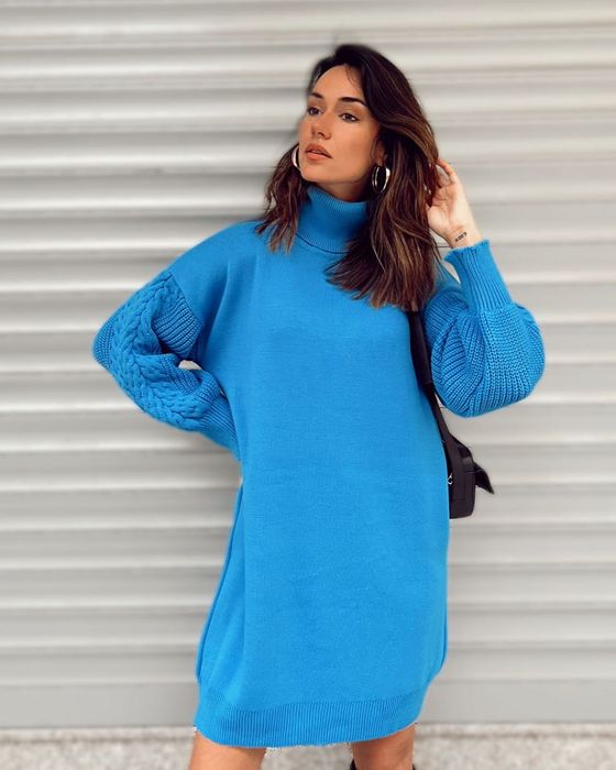 Страхотна плетена рокля