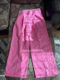 Розов панталон с джобове