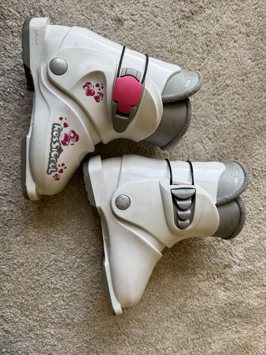 Clapari ski Rossignol, 19.5 MP + bețe