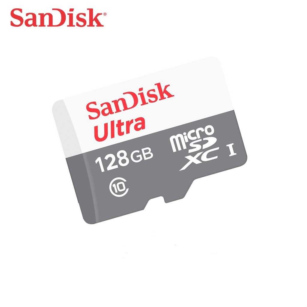 Sandisk 128 Гб, 10 класс, оригинал карта флешка, гарантия