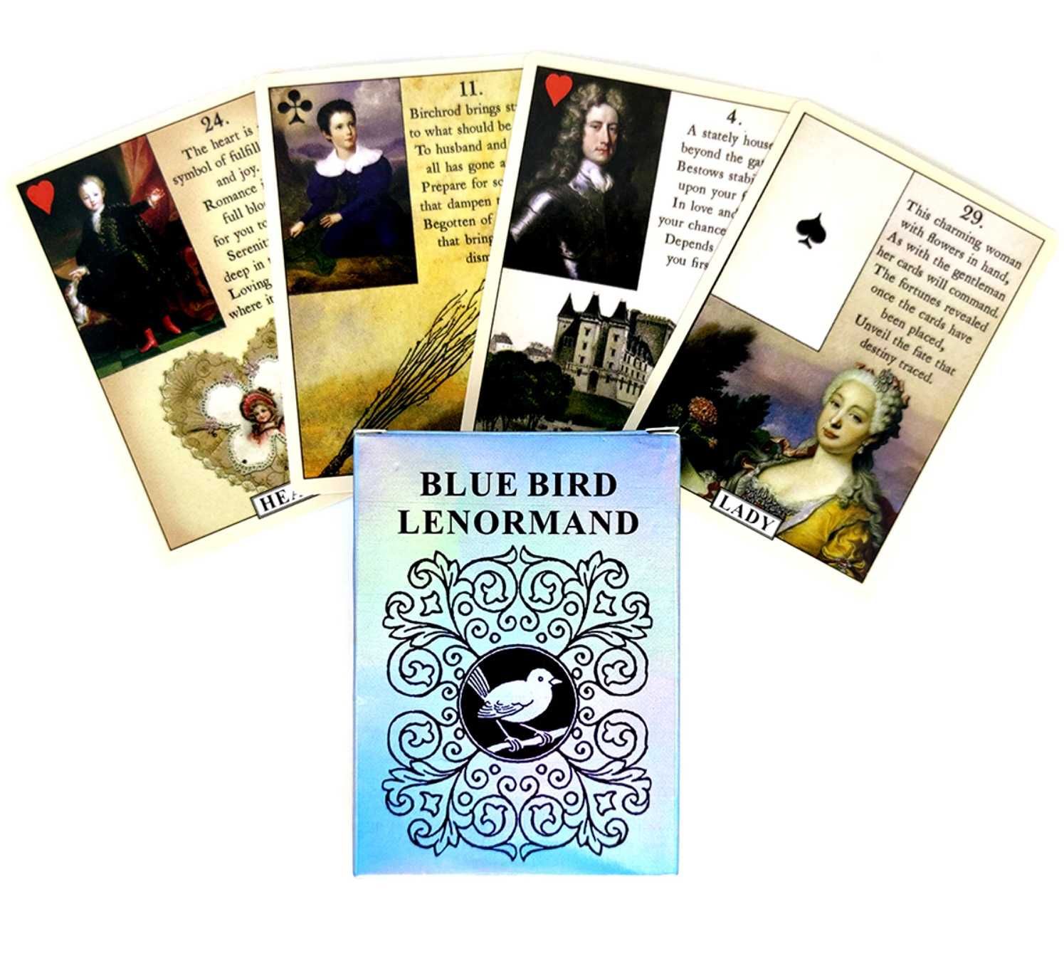 Ленорман:Golden Lenormand& Blue Bird Lenormand & Skrying Ink Lenormand