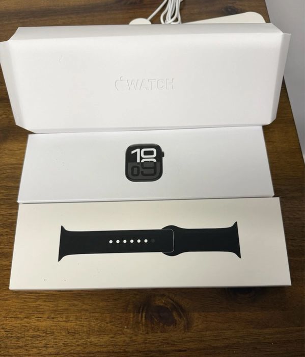 Нов Apple Series 10 Jet Black 46мм - Смарт Часовник