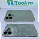 Schimbare geam sticla spate iPhone 15 pro / 14 pro / 13 pro max