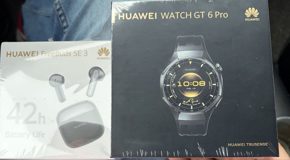 Huawei Watch GT 6 Pro black + Freebuds SE 3