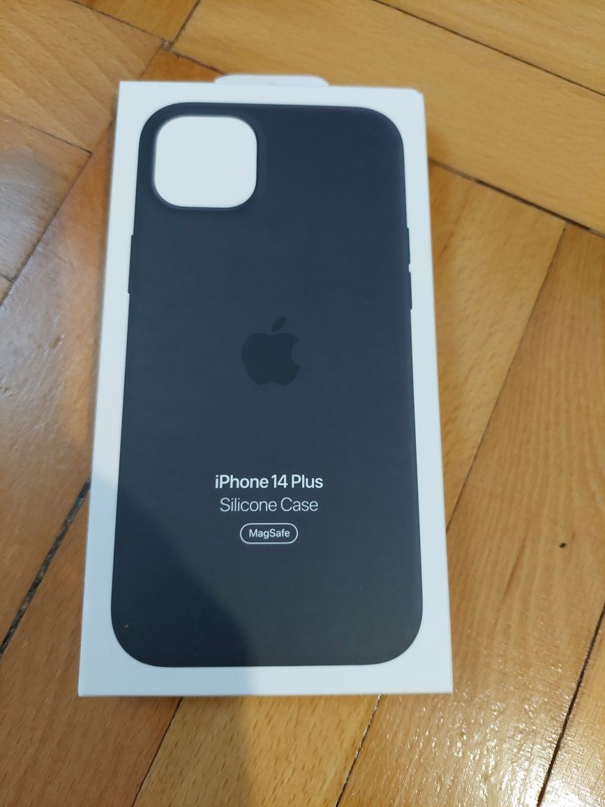 Husa sigilata originală iphone 14 plus magsafe neagra