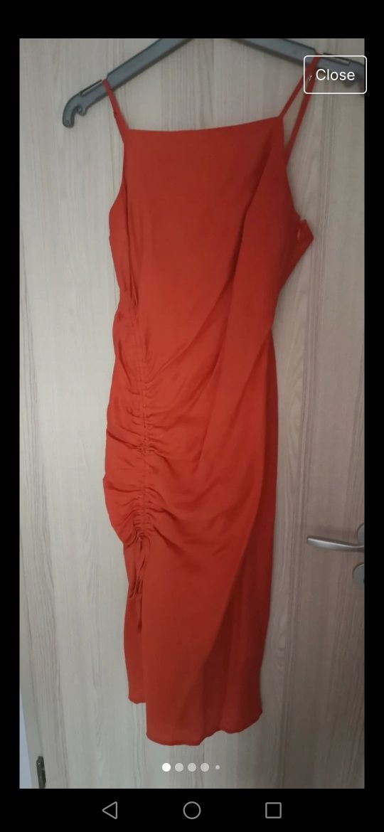 Rochie rosu portocaliu Reserved