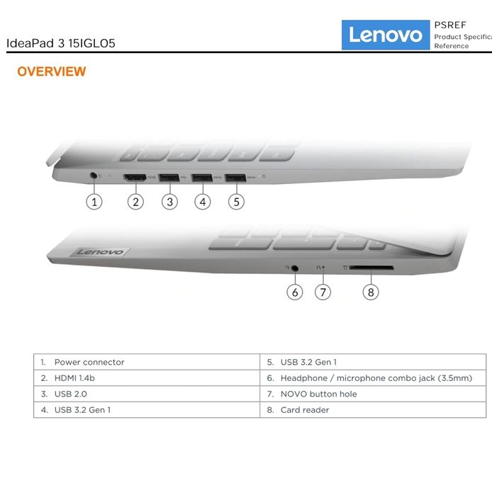 Laptop Lenovo 15.6'' IdeaPad 3 Nou