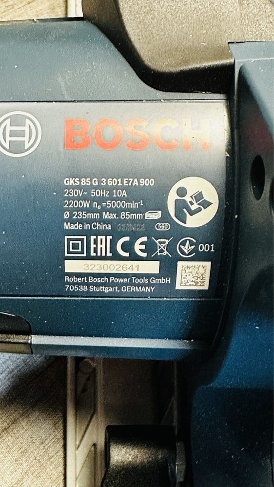 Ferastrau circular Bosch GKS 85 nou