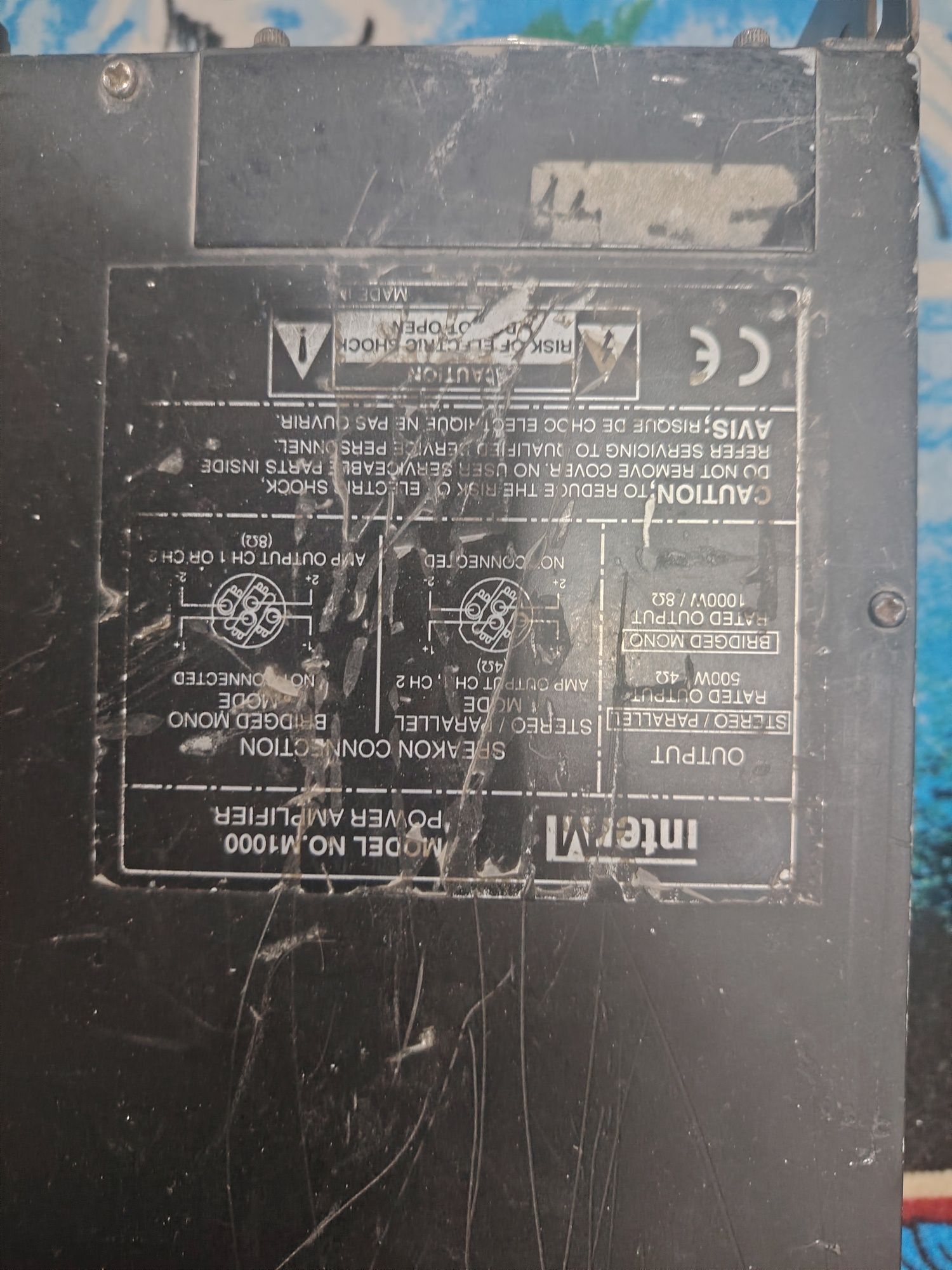 Усилитель 1000watt.inter M1000. Б/у.