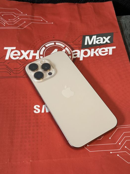 КАТО НОВ 256GB iPhone 16 Pro Max Техномаркет Гаранция 2026 Desert