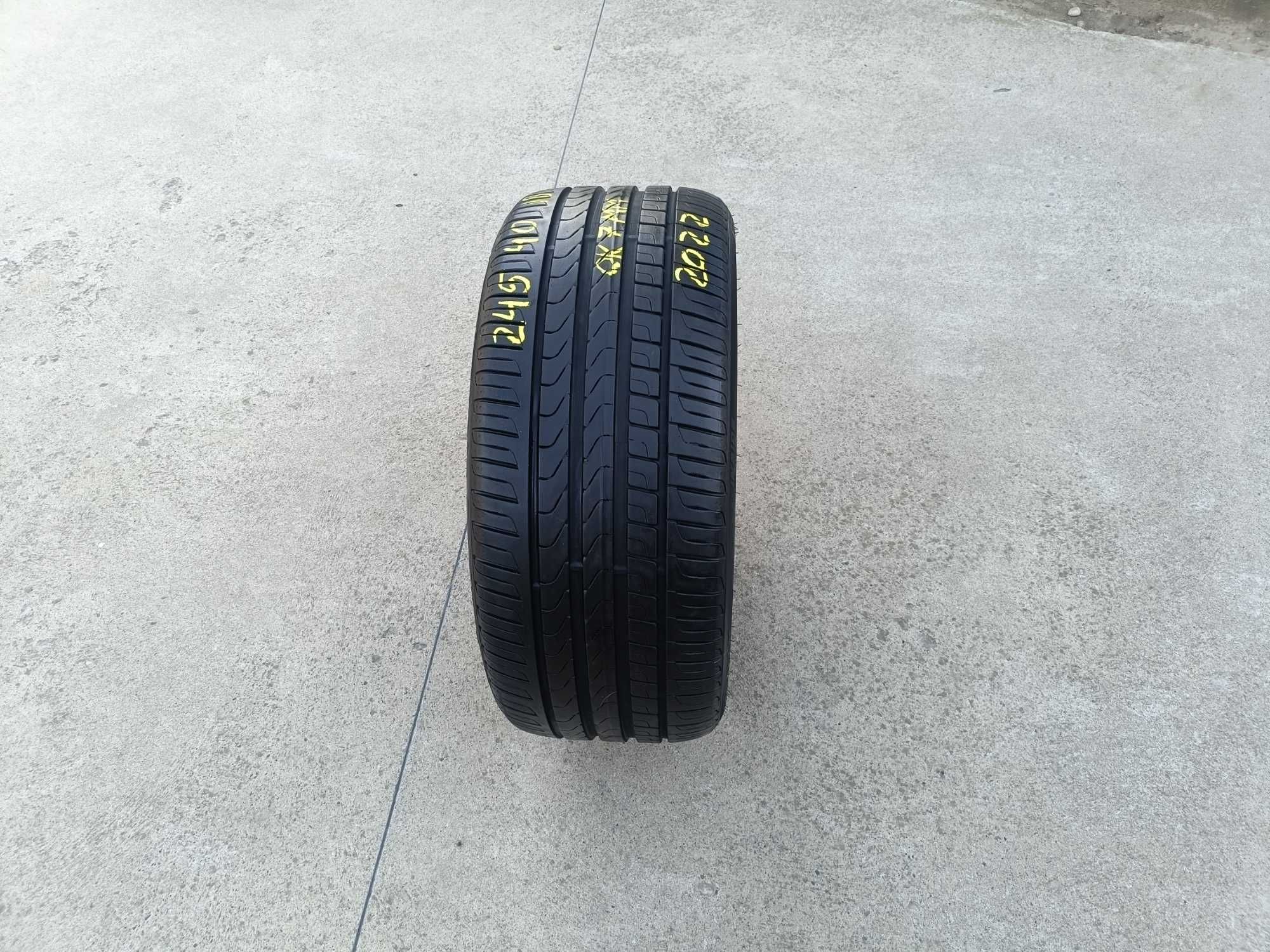 O anvelopa de vara 245 40 18 pirelli cinturato P7 profil 7 mm dot 2022