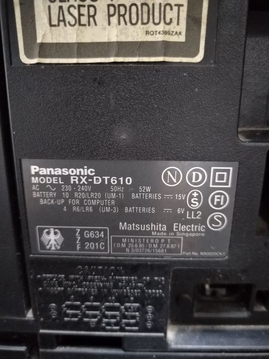 Sistem Panasonic RX-DT610