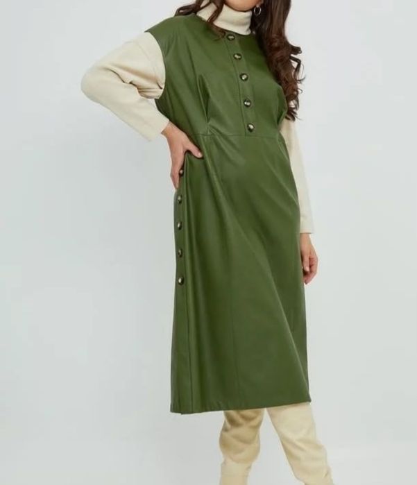 Сарафан кожаный 58-60 размер