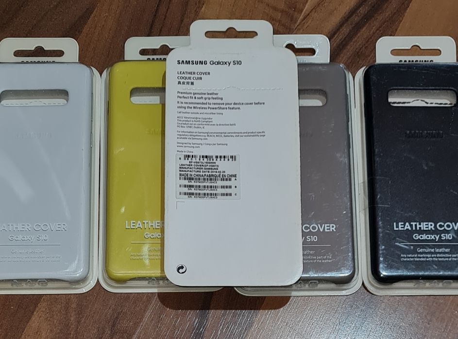 Husa piele originala Samsung Leather Cover Galaxy S10 G973