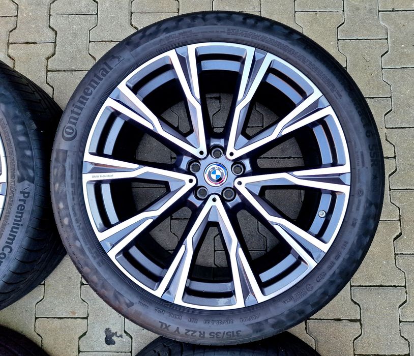 Jante BMW pe 22 INDIVIDUAL X7 G07 XM X6 G06 X5 G05 anvelope roti jenti