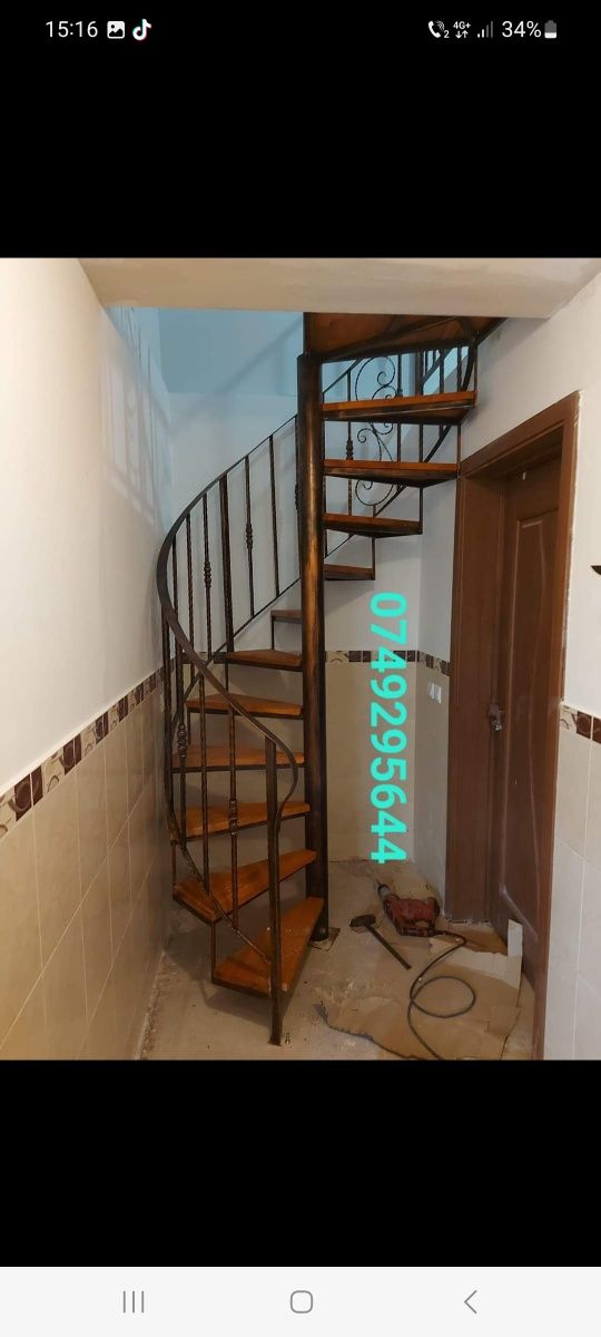 Scari din fer forjat