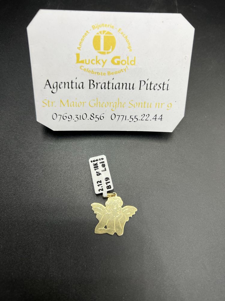 Pandant aur 18k 2.12gr cod 17678