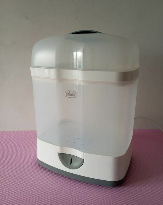 Sterilizator electric cu aburi Chicco 3 in 1 Steril Natural, 0luni+