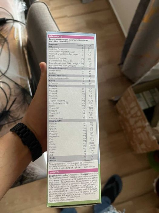 Toepfer Anfangsmilch Ziegenmilch