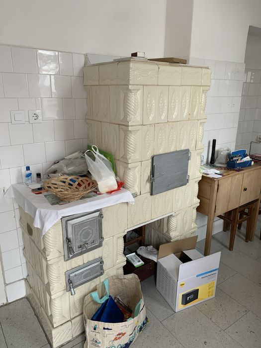 Vand soba tip cizma cu plita si duba