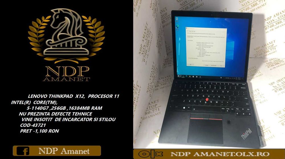 NDP Amanet Calea Mosilor 298 LENOVO THINKPAD  (43721)