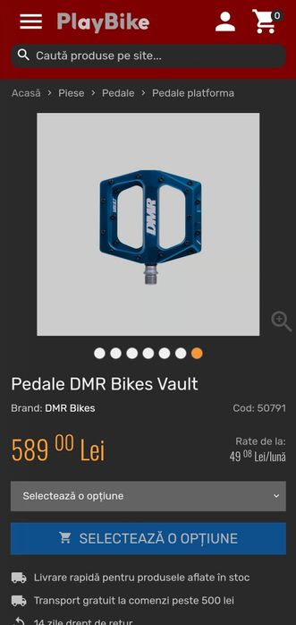 Pedale DMR VAULT rulmenti pentru MTB Enduro DH Trail