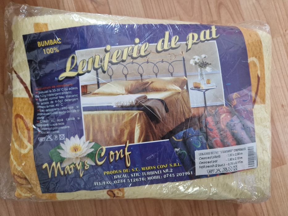 Transport gratuit Lenjerie de pat 180 pe 200 100% bumbac cadou Craciun