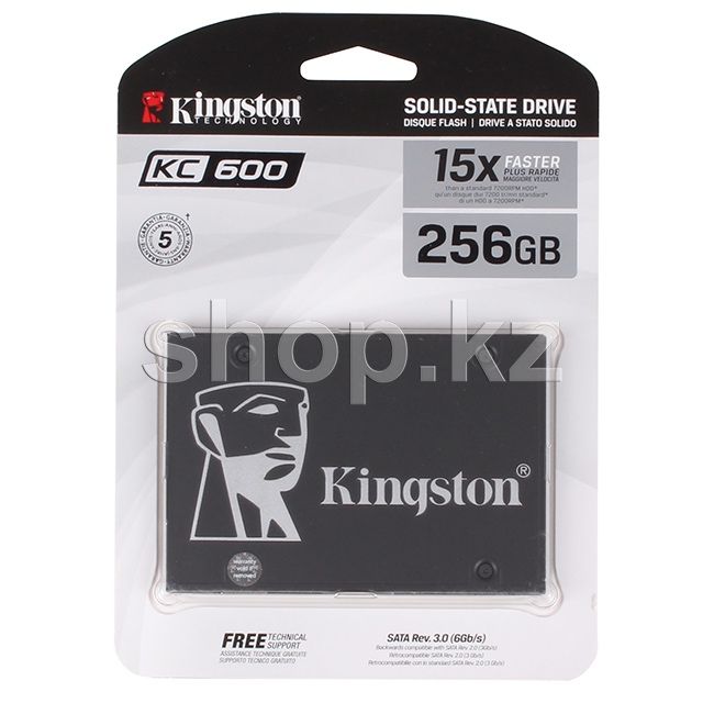 SSD Kingston KC600 256 Гб (5 штук)