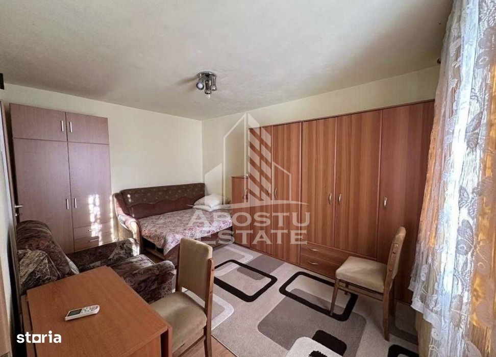 Apartament cu o camera aproape de Complexul Studentesc, 30 mp, clima