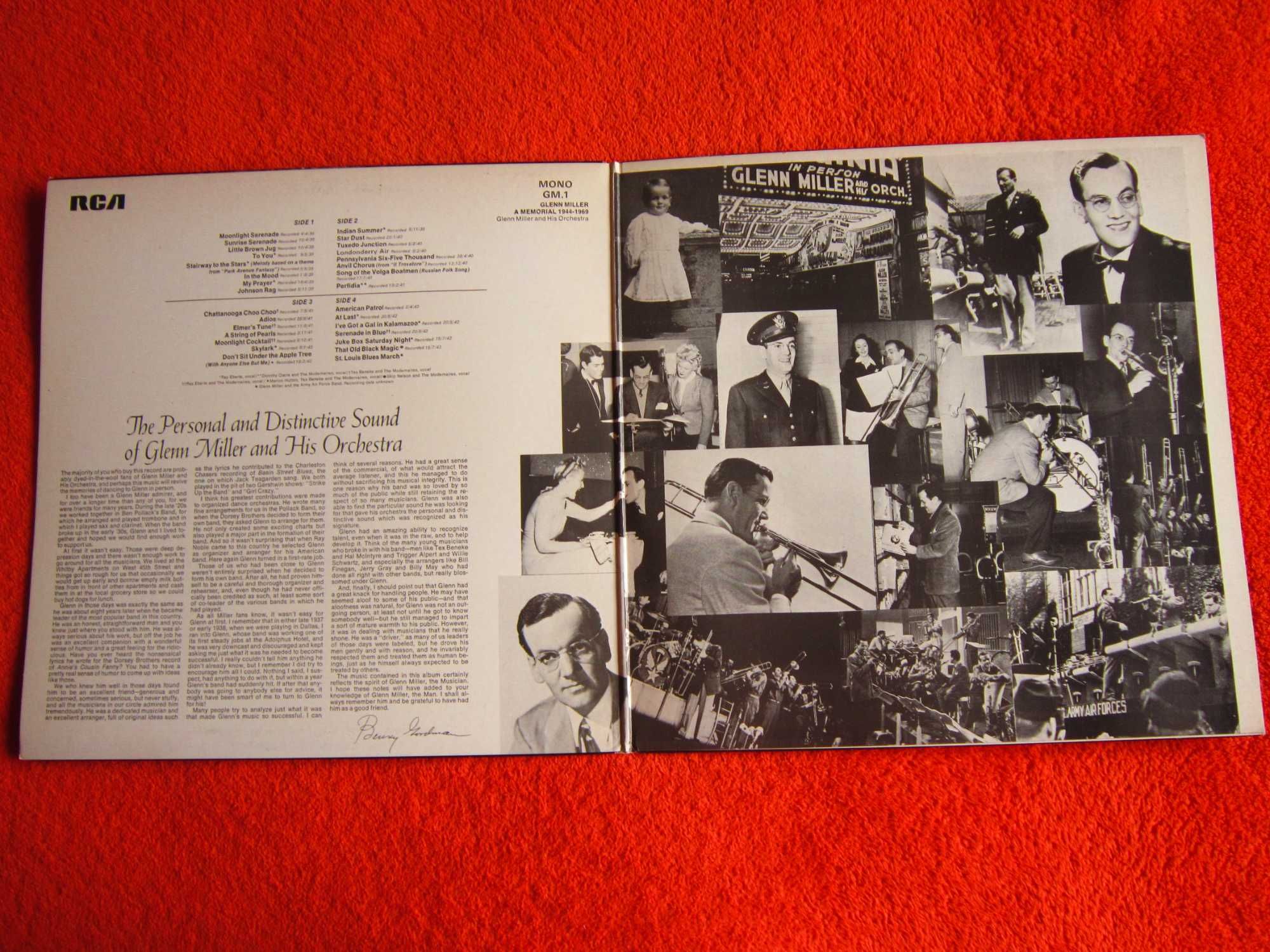 vinil jazz swing Glenn Miller ‎- A Memorial 1944-1969 made UK 1970
