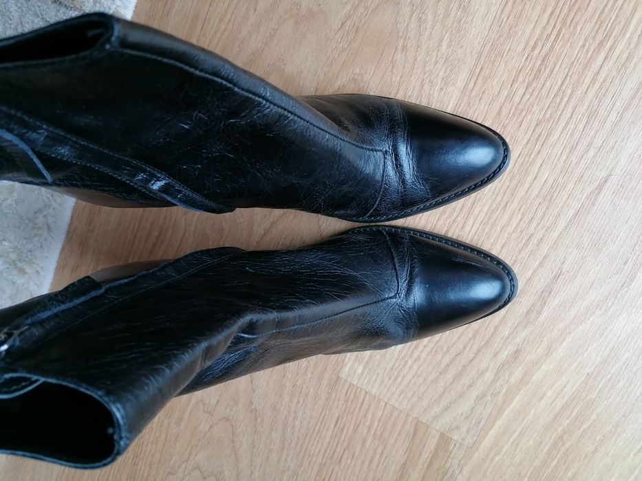 Botine Zara 38 piele naturala