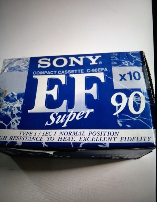 Casete Sony EF,4 boxuri