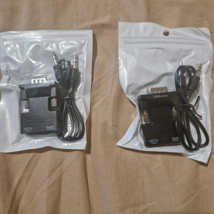 Нов адаптер hdmi към vga и 3.5 аудио жак
