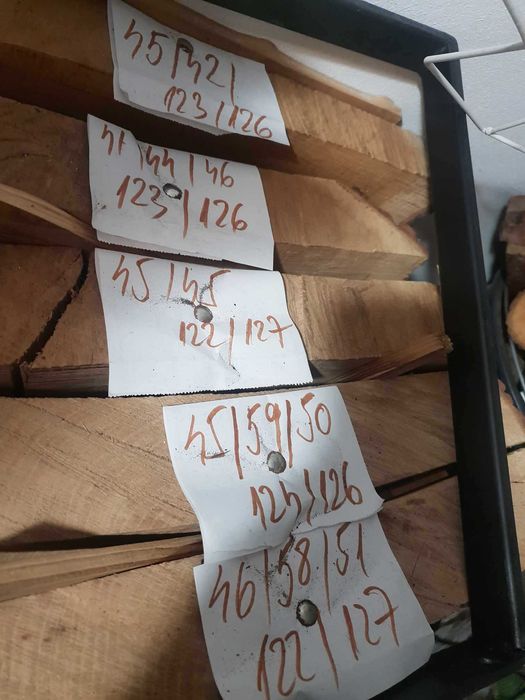 Blaturi brute dreptunghiulare din lemn masiv