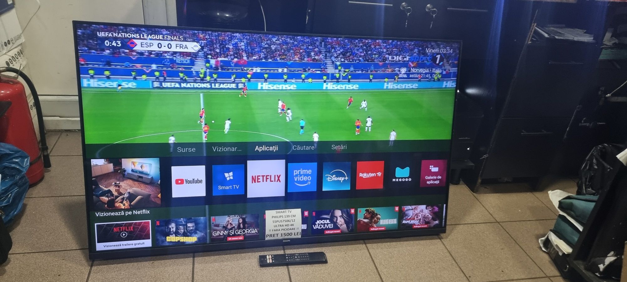 Hope Amanet P6 Smart tv Philips 139cm 4k