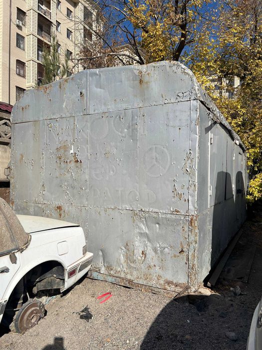 Советский строительный вагончик бытовка