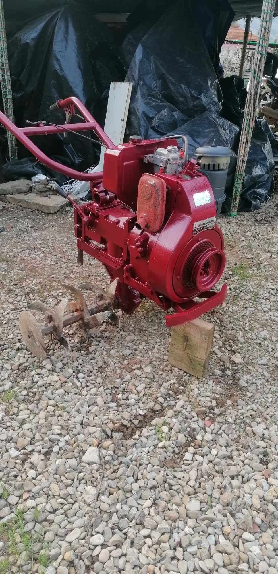 Motosapă diesel.